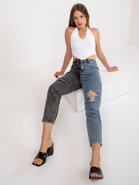 Spodnie jeans RO-SP-PNT-01-1.70 czarno-niebieski 34 Spodnie jeans RO-SP-PNT-01-1.70 czarno-niebieski 34