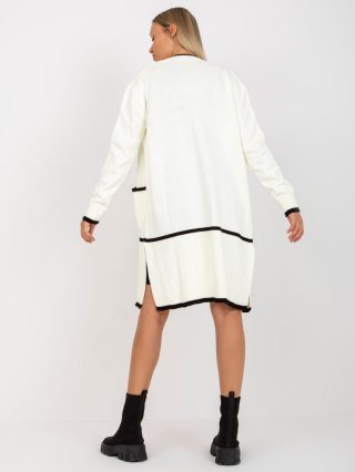 Sweter LC-SW-0340.42P biało-czarny