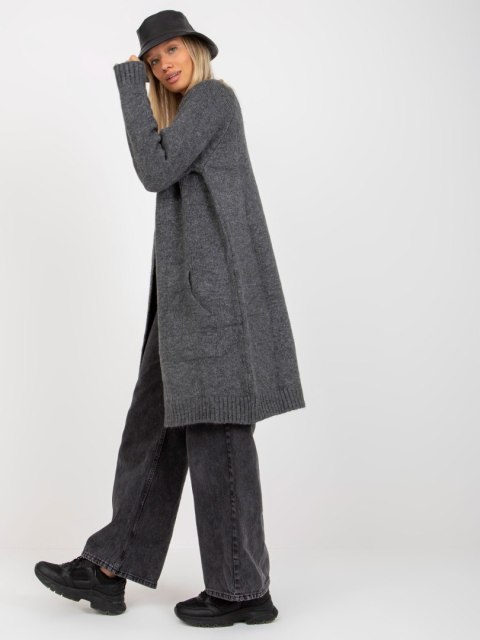 Sweter LC-SW-0344.27P ciemny szary