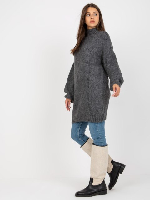 Sweter LC-SW-3018.97P ciemny szary