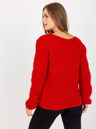 Sweter TW-SW-BI-9030.08 ciemny czerwony