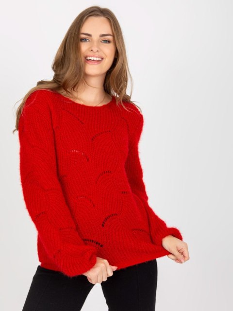 Sweter TW-SW-BI-9030.08 ciemny czerwony