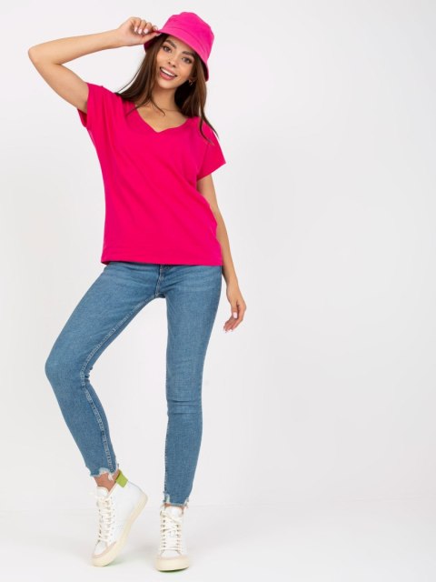 T-shirt B-014.56P fuksjowy XS T-shirt B-014.56P fuksjowy XS