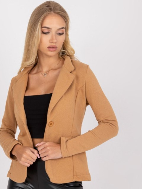 Żakiet RV-ZT-7821.52P camelowy L Żakiet RV-ZT-7821.52P camelowy L