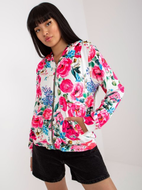 Bluza RV-BL-8118.89 biało-różowy L/XL Bluza RV-BL-8118.89 biało-różowy L/XL