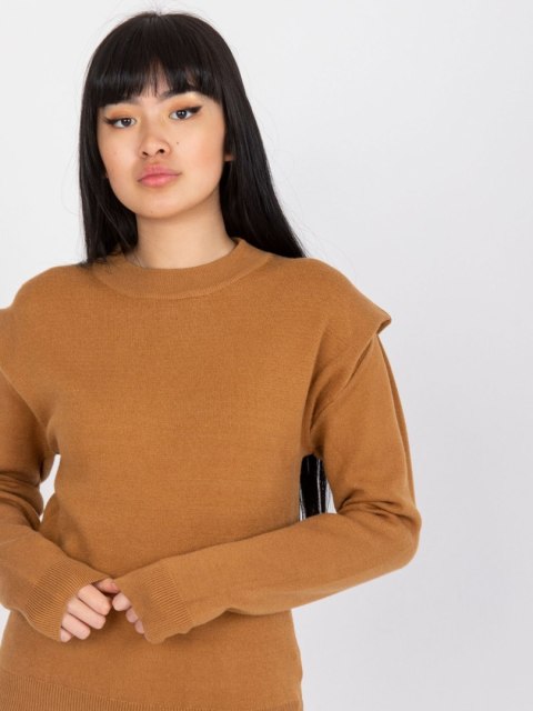 Sweter EM-SW-KL2070.25P camelowy Sweter EM-SW-KL2070.25P camelowy