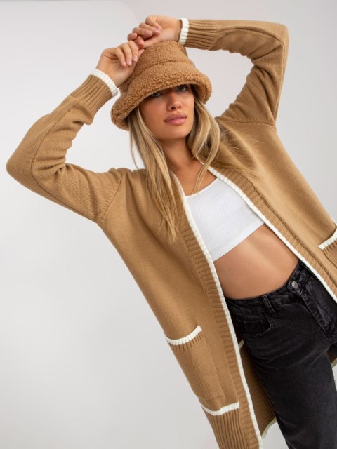 Sweter LC-SW-0340.42P ciemny bezowy