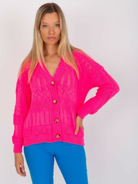 Sweter LC-SW-8022.04P fluo różowy Sweter LC-SW-8022.04P fluo różowy