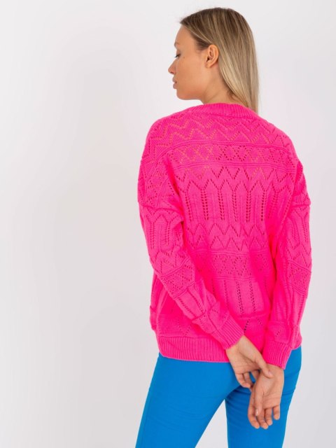 Sweter LC-SW-8022.04P fluo różowy Sweter LC-SW-8022.04P fluo różowy