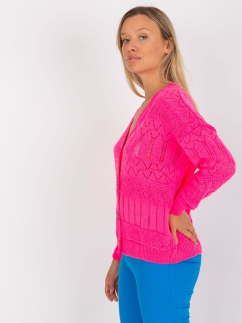 Sweter LC-SW-8022.04P fluo różowy Sweter LC-SW-8022.04P fluo różowy