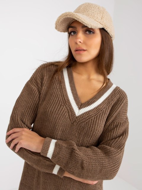 Sweter LC-SW-8023.55P brązowy Sweter LC-SW-8023.55P brązowy