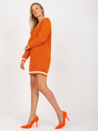 Sweter LC-SW-8023.55P ciemny pomarańczowy