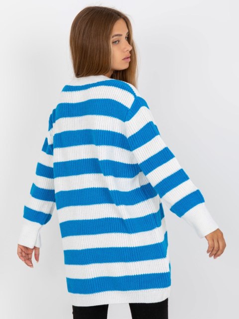 Sweter LC-SW-8030.29P biało-niebieski