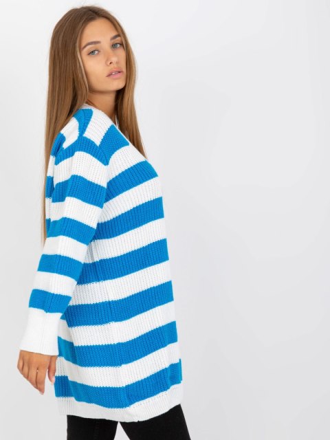 Sweter LC-SW-8030.29P biało-niebieski