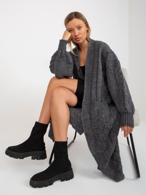 Sweter LC-SW-8032.34P ciemny szary Sweter LC-SW-8032.34P ciemny szary