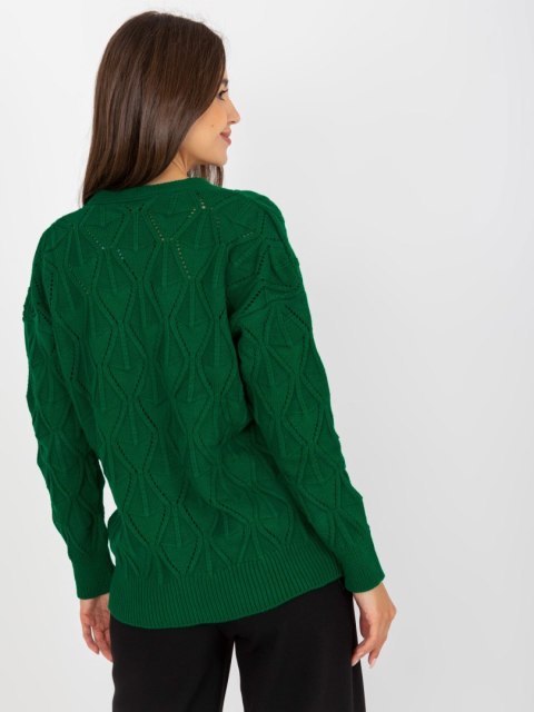Sweter LC-SW-8035.06X ciemny zielony Sweter LC-SW-8035.06X ciemny zielony
