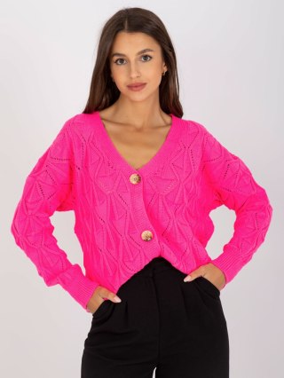 Sweter LC-SW-8035.06X fluo różowy