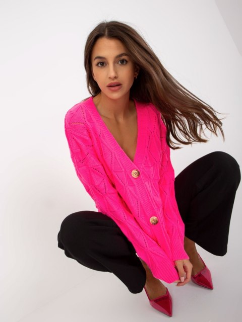 Sweter LC-SW-8035.06X fluo różowy Sweter LC-SW-8035.06X fluo różowy