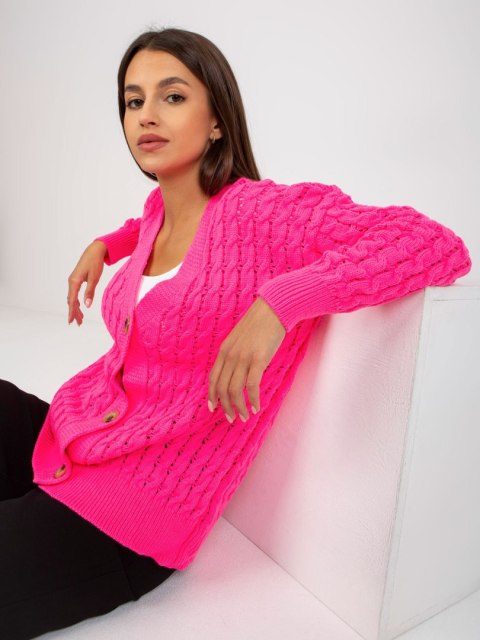 Sweter LC-SW-8036.74P fluo różowy Sweter LC-SW-8036.74P fluo różowy