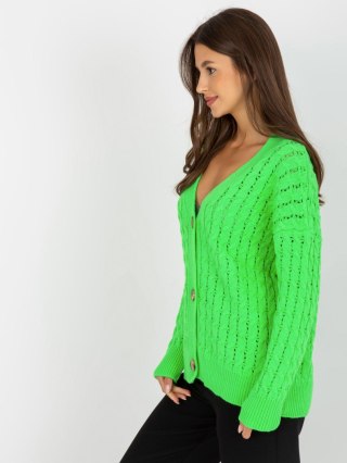 Sweter LC-SW-8036.74P fluo zielony