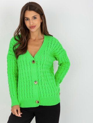 Sweter LC-SW-8036.74P fluo zielony