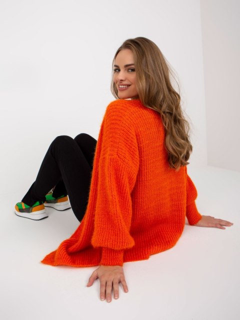 Sweter TW-SW-BI-9025.36X pomarańczowy Sweter TW-SW-BI-9025.36X pomarańczowy