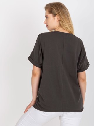 T-shirt RV-TS-7660.88P ciemny khaki