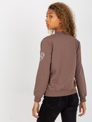 Bluza RV-BL-8225.88 brązowy S/M