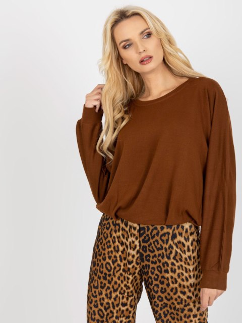 Bluzka TW-BZ-BE-M327.29 brązowy XL Bluzka TW-BZ-BE-M327.29 brązowy XL