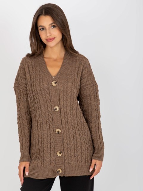 Sweter LC-SW-8008.80P brązowy