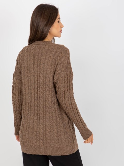Sweter LC-SW-8008.80P brązowy
