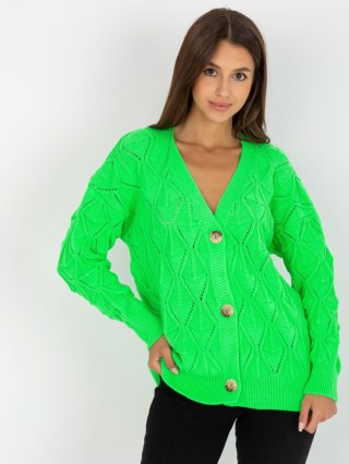 Sweter LC-SW-8035.06X fluo zielony