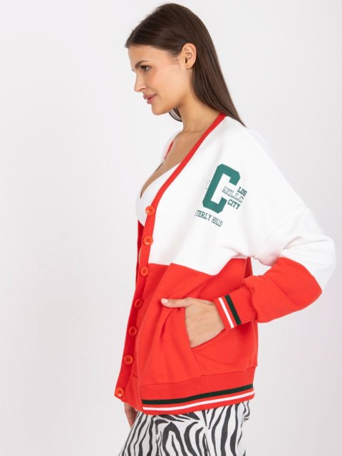 Bluza FA-BL-7621.65P biało-czerwony Bluza FA-BL-7621.65P biało-czerwony