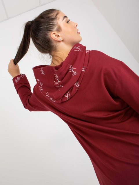 Bluza RV-BL-8266.34P bordowy Bluza RV-BL-8266.34P bordowy