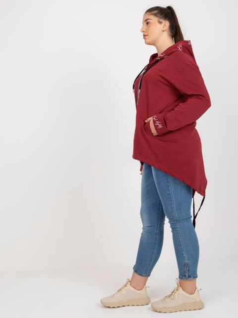 Bluza RV-BL-8266.34P bordowy Bluza RV-BL-8266.34P bordowy