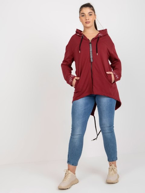 Bluza RV-BL-8266.34P bordowy Bluza RV-BL-8266.34P bordowy