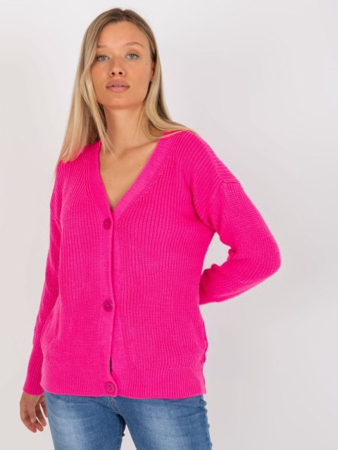 Sweter LC-SW-0321.06X fluo różowy