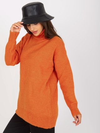 Sweter LC-SW-0331.89P ciemny pomarańczowy