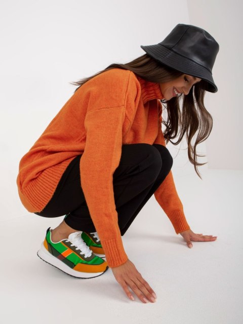 Sweter LC-SW-0331.89P ciemny pomarańczowy