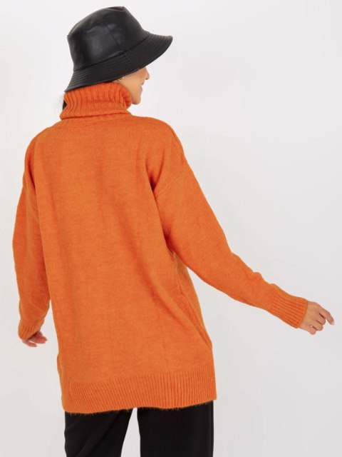 Sweter LC-SW-0331.89P ciemny pomarańczowy