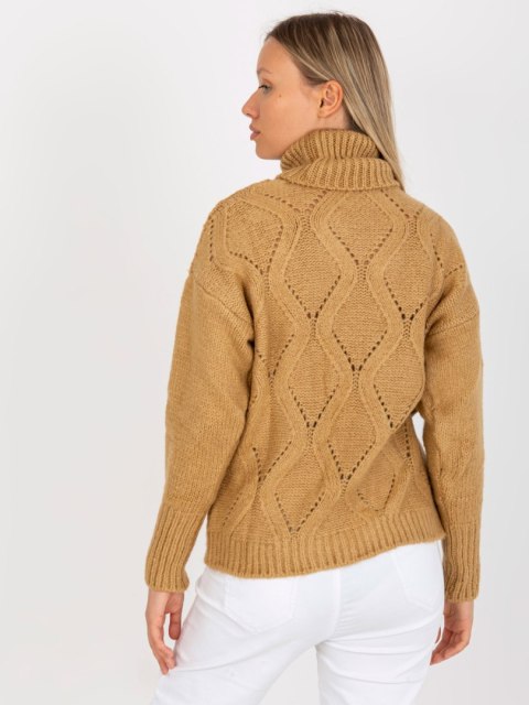 Sweter LC-SW-3019.05P camelowy Sweter LC-SW-3019.05P camelowy