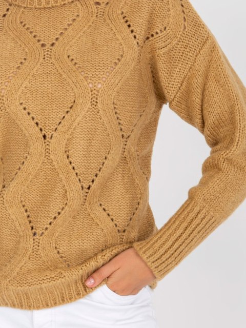 Sweter LC-SW-3019.05P camelowy Sweter LC-SW-3019.05P camelowy