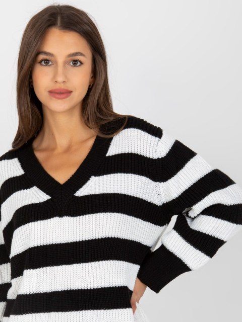Sweter LC-SW-8030.29P biało-czarny Sweter LC-SW-8030.29P biało-czarny