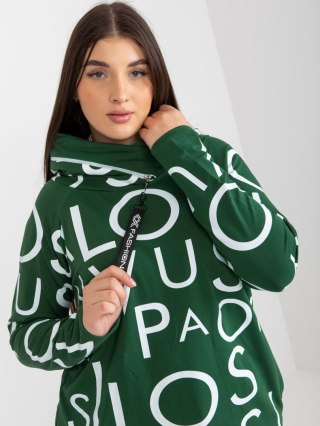 Bluza RV-BL-5056-1.95 ciemny zielony