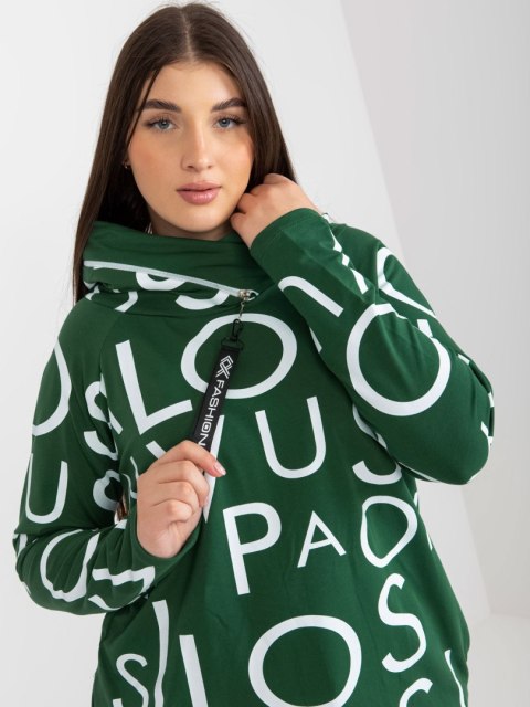 Bluza RV-BL-5056-1.95 ciemny zielony