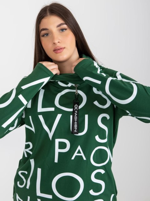 Bluza RV-BL-5056-1.95 ciemny zielony