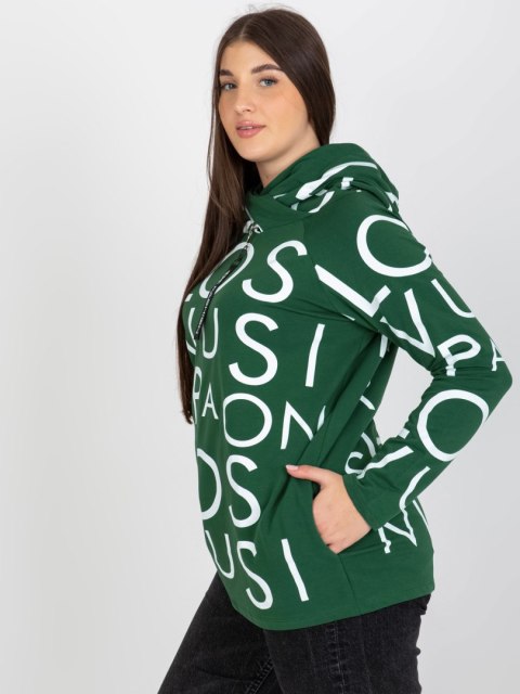 Bluza RV-BL-5056-1.95 ciemny zielony