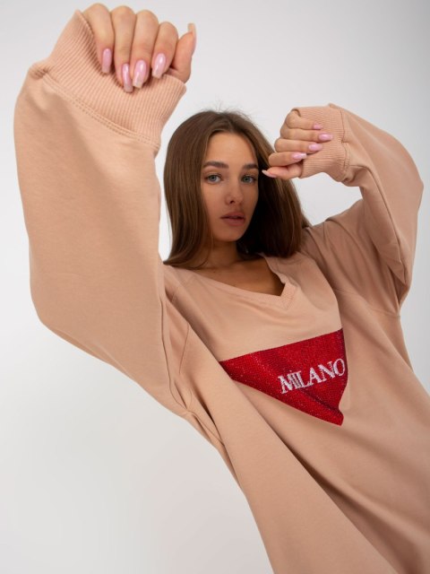 Bluza VI-BL-3113.73P ciemny bezowy Bluza VI-BL-3113.73P ciemny bezowy