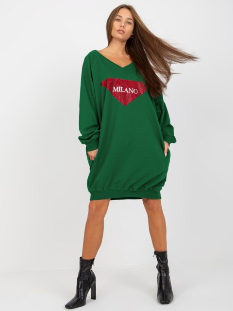 Bluza VI-BL-3113.73P ciemny zielony Bluza VI-BL-3113.73P ciemny zielony