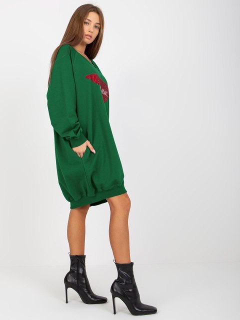Bluza VI-BL-3113.73P ciemny zielony Bluza VI-BL-3113.73P ciemny zielony